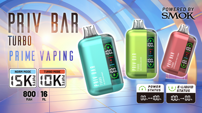Priv Bar Turbo by SMOK Rechargeable Disposable Device – 15000 Puffs Priv Bar Priv Bar Turbo by SMOK Rechargeable Disposable Device – 15000 Puffs