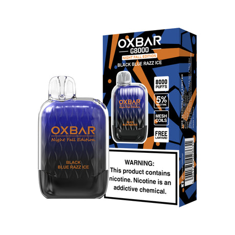 OXBAR G8000 Night Fall Edition Disposable Device – 8000 Puffs OXBAR OXBAR G8000 Night Fall Edition Disposable Device – 8000 Puffs [BUY 10 BOXES GET 2 FREE]